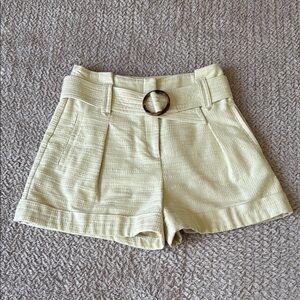 Sezane Rome Shorts Ecru organic cotton